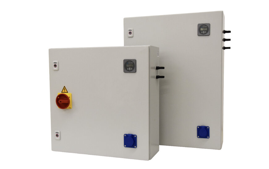 New solar control cabinet for safety even in blackouts